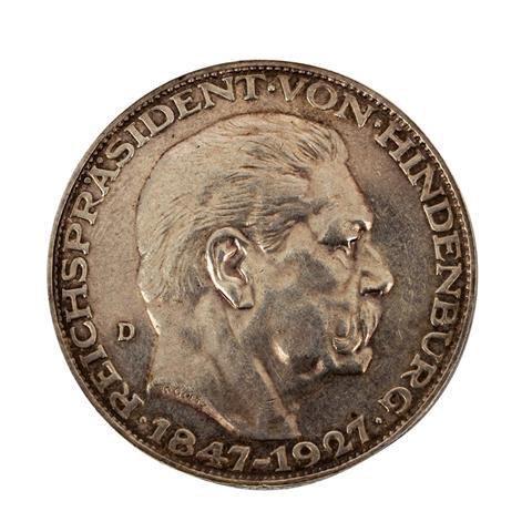 Paul von Hindenburg Medaille - Auf seinen 80. Geburtstag 1927,