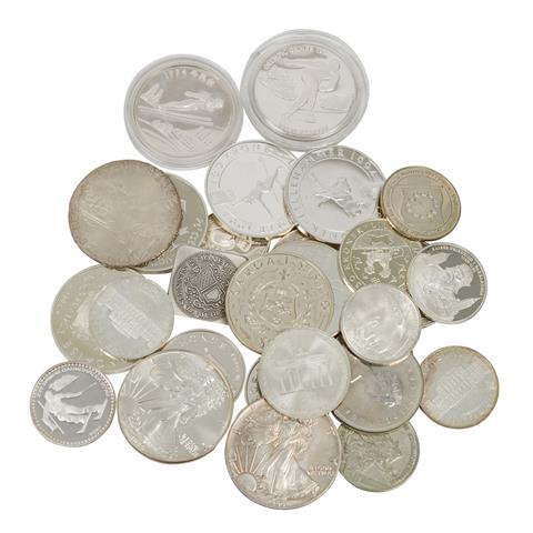 SILBER - Zusammenstellung von Münzen