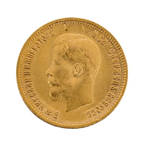 Russland/Gold - 10 Rubel 1899, Nikolaus II.,