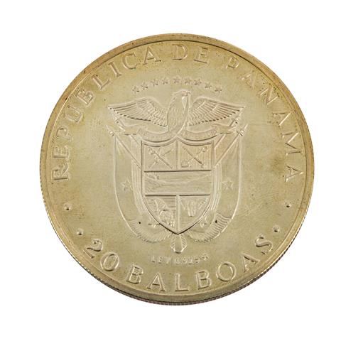 Panama - 20 Balboas 1973, Simon Bolivar,