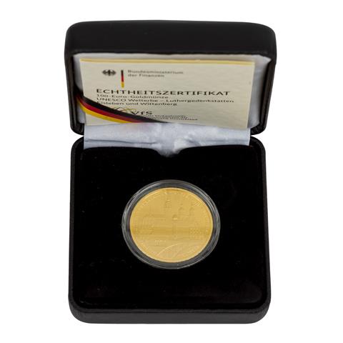 BRD 100 Euro 'Luthergedenkstätten Eisleben und Wittenberg' /GOLD
