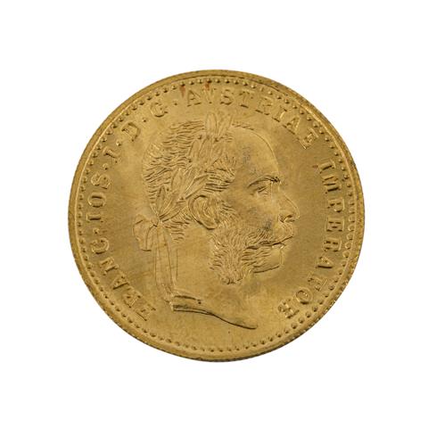Österreich/GOLD - 3,44 g GOLD fein, 1 Dukat 1915/NP, Franz Joseph,