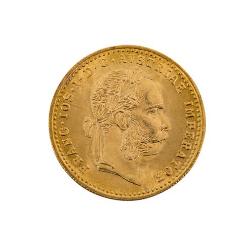 Österreich/GOLD - 3,44 g GOLD fein, 1 Dukat 1915/NP, Franz Joseph,
