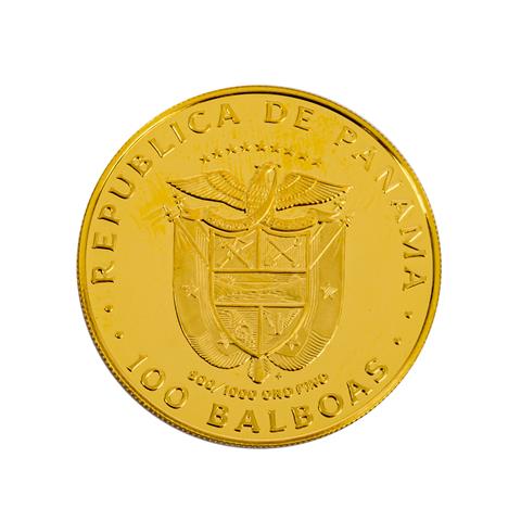 Panama -100 Balboas 1978, GOLD,