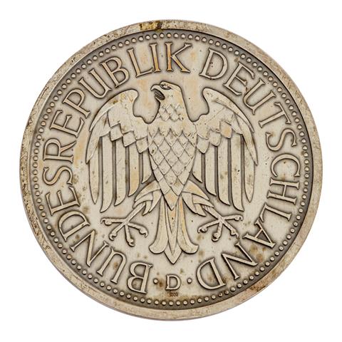 Große Silbermedaille 1 Deutsche Mark 1950 D,