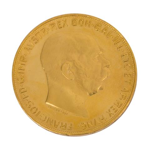 Österreich - 100 Kronen 1915 (offizielle Neuprägung), GOLD,