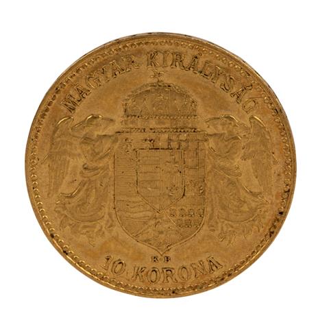 Ungarn/GOLD - 10 Kronen 1911 KB