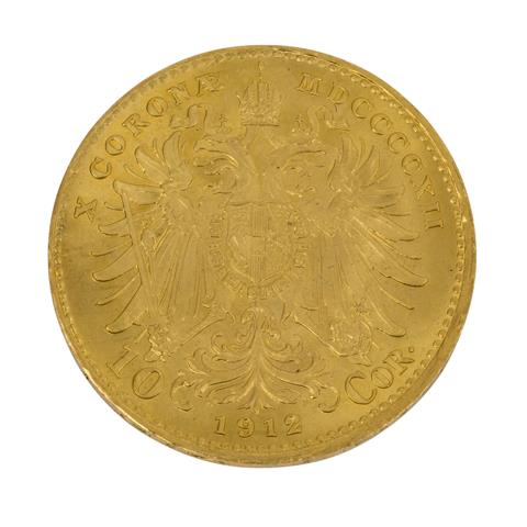Österreich/GOLD - 10 Kronen 1912/NP,
