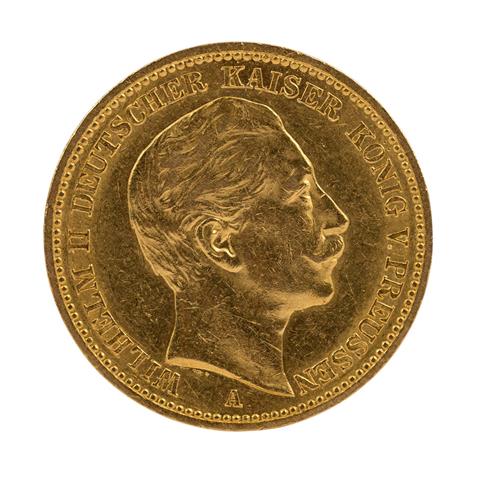 Preussen/GOLD - 20 Mark 1889 A