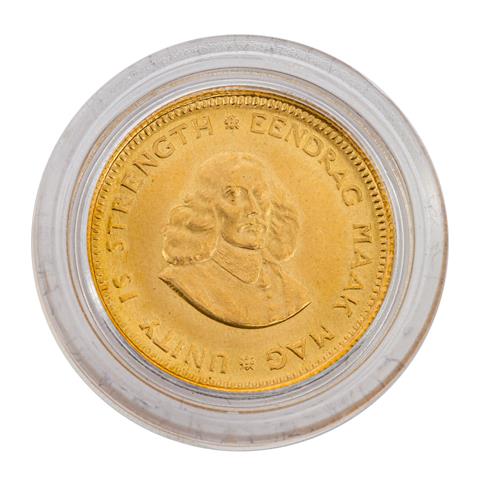 Südafrika - 1 Rand 1971, GOLD,