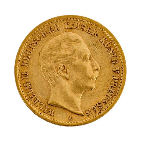 Deutsches Kaiserreich / Preussen - 10 Mark 1907, GOLD,