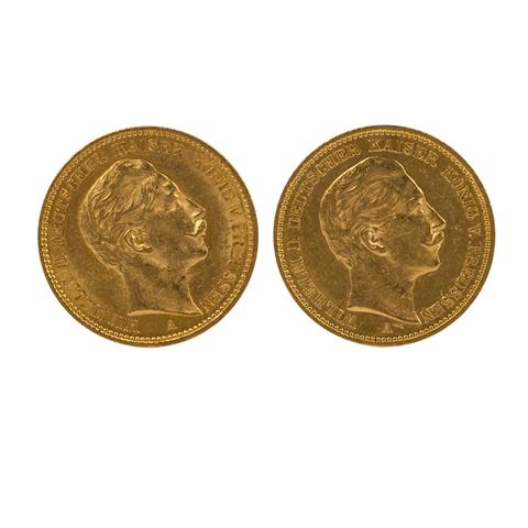 Preussen/GOLD - 2 x 20 Goldmark