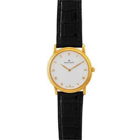 BLANCPAIN Vintage Villeret "Ultraflach", Ref. 0021-1418-55. Armbanduhr. Damaliger Neupreis: 10.600,- DM.