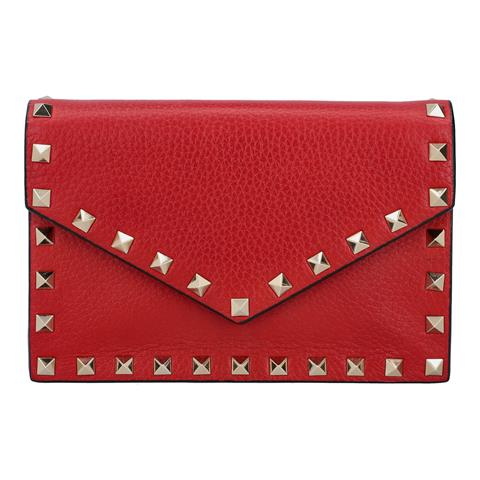 VALENTINO Clutch "WALLET WITH CHAIN STRAP", NP.: ca. 800,-€.