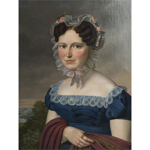 STIRNBRAND, FRANZ SERAPH, 1788-1882, (ZUGESCHRIEBEN) "Damenporträt"