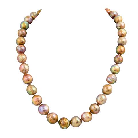 Collier aus Kasumiga-Ura Perlen,