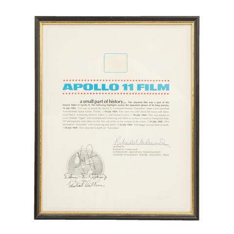 Apollo 11 1969: Authentisches Kamera Filmfragment,