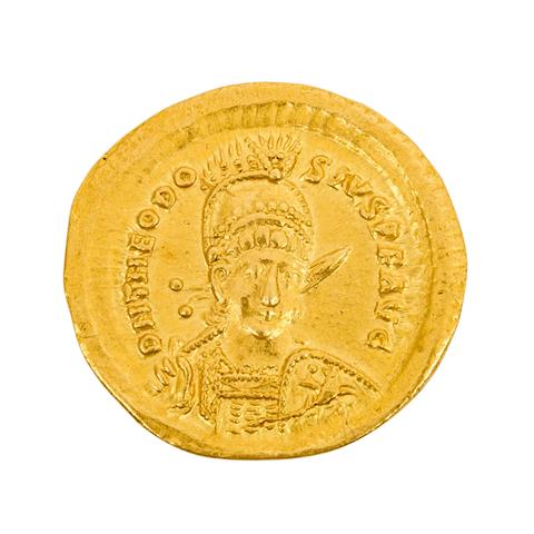 Byzantinisches Reich - Goldsolidus 1.H. 5.Jh. Chr./Konstantinopel,