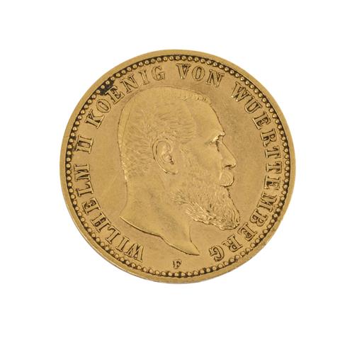 Württemberg/GOLD - 10 Mark 1898 F