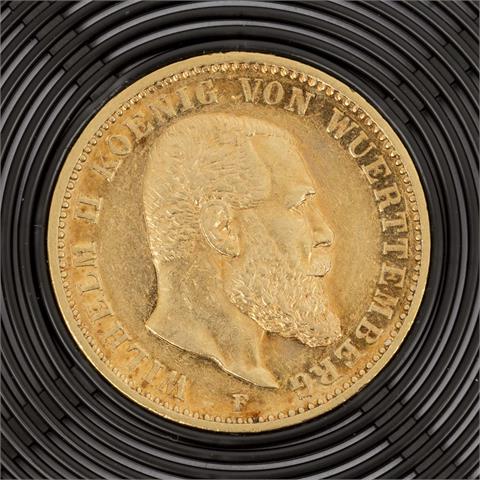 Württemberg/GOLD - 20 Mark 1897 F