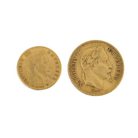 Frankreich/GOLD - 5 Francs 1868 A Napoleon III.