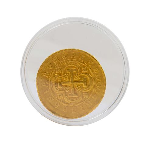 Königreich Spanien/Gold - 8 Escudos 1700/ Münzstätte Sevilla,
