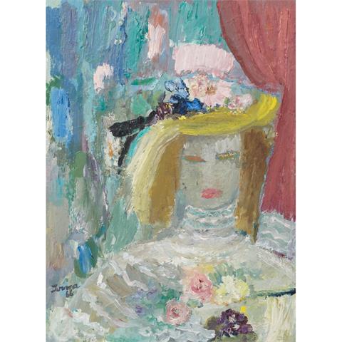NESCH, IRMA (1894-1970), "Dame mit gelbem Blumenhut",