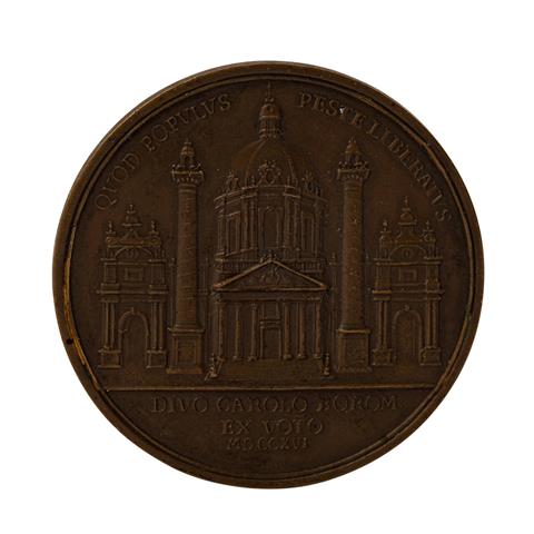 Österreich / Habsburg - Richter Medaille auf Karl VI,