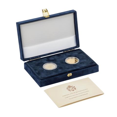 Vatikan-Set - 2€ 2014 mit Goldmedaille