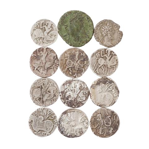 Konvolut mittelalterlicher und antiker Münzen -