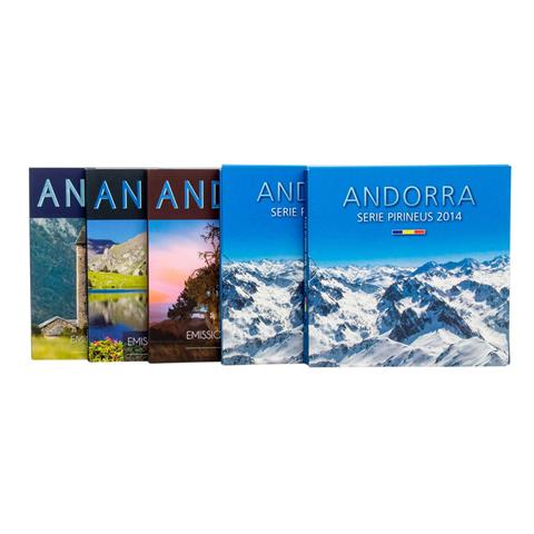 Andorra - 5 x KMS  zu 3,88€ der Jahre 2014 (2x je mit Voreuo 2013 + Euro 2014)/