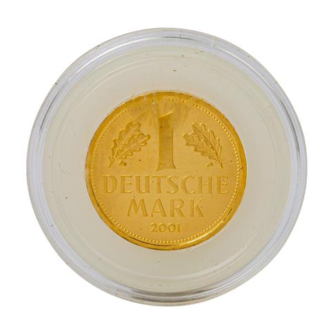 BRD/GOLD - 1 Deutsche Mark 2001 J,