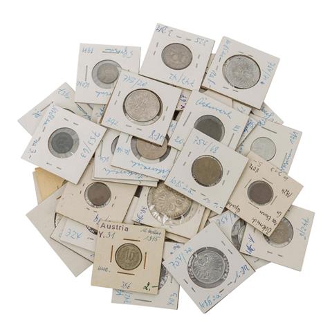 Österreich - Konvolut von ca. 40 meist Kursmünzen,