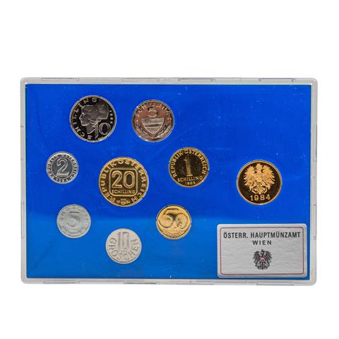 Österreich - Kursmünzensatz 1984