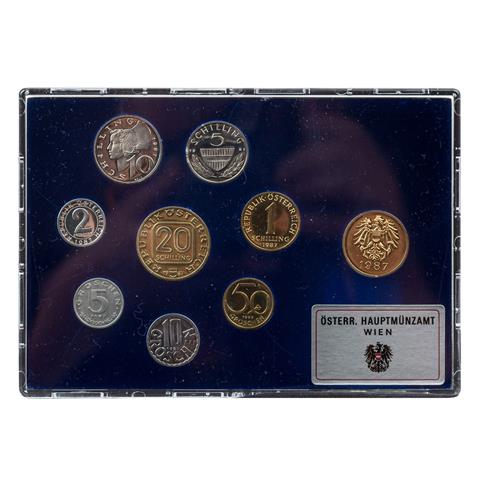 Österreich - Kursmünzensatz 1987