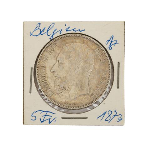 Belgien - 5 Francs 1873,