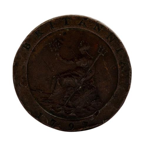 England - 2 Pence 1797, Georg III,