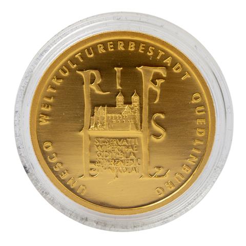 BRD 100 Euro - Quedlinburg 2002, 1/2 oz /GOLD