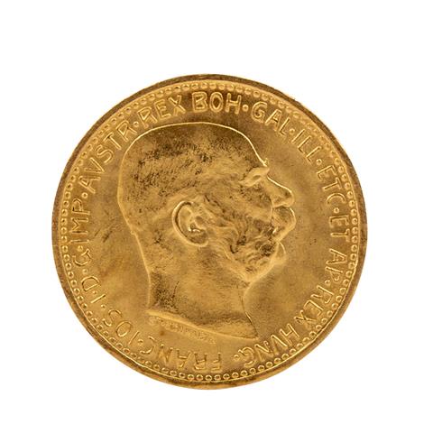 Österreich/GOLD - 10 Kronen 1912 NP,
