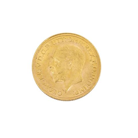 Großbritannien - Georg V, 1 Sovereign 1929 SA /GOLD,