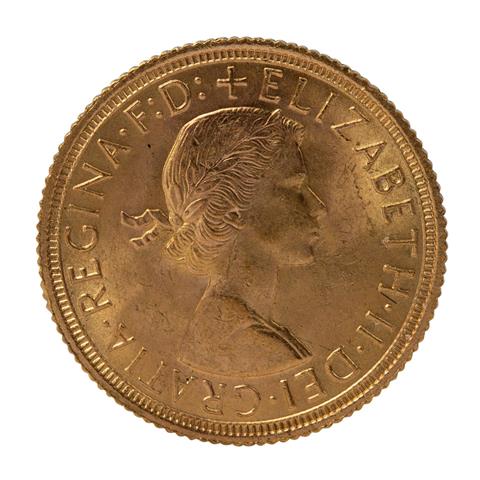 GB/GOLD - 1 Sovereign 1963