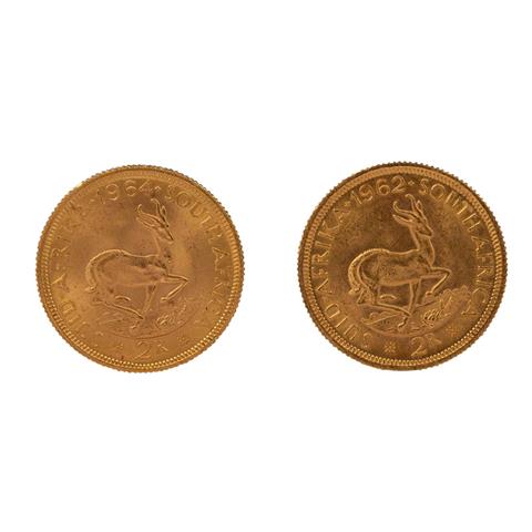 Südafrika, 2 x 2 Rand, 1962, 1964,