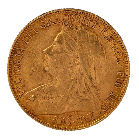 GB/GOLD - 1 Sovereign 1899 Victoria,