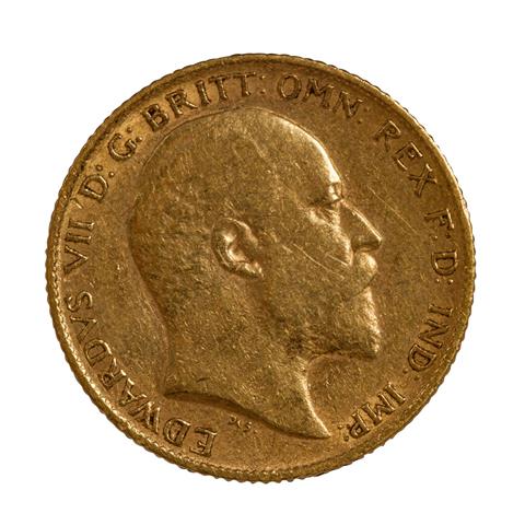 Grossbritannien - 1/2 Souvereign 1905, Eduard VII,