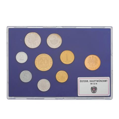 Österreich - Kursmünzensatz 1984