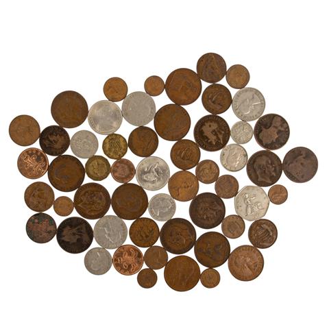 Grossbritannien, ca. 50 Kursmünzen,