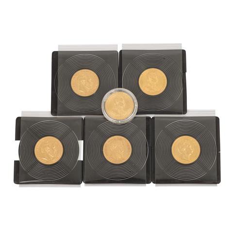 Preussen/GOLD - 6 x 20 Goldmark,