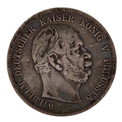 Deutsches Kaiserreich / Preussen - 5 Mark 1875/A,