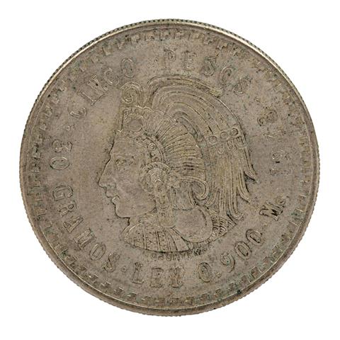 MEXIKO - 1 Pesos Silber 1948