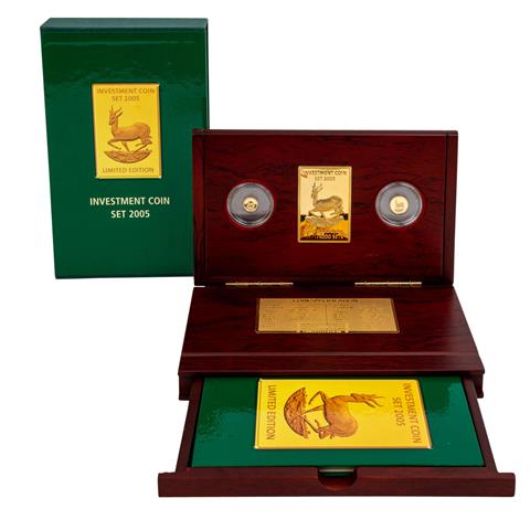GOLD - Investment Coin Set 2005,